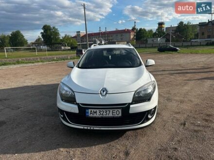 Білий Рено Меган, об'ємом двигуна 1.2 л та пробігом 213 тис. км за 7099 $, фото 1 на Automoto.ua