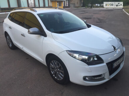 Белый Рено Меган, объемом двигателя 1.5 л и пробегом 250 тыс. км за 8700 $, фото 1 на Automoto.ua
