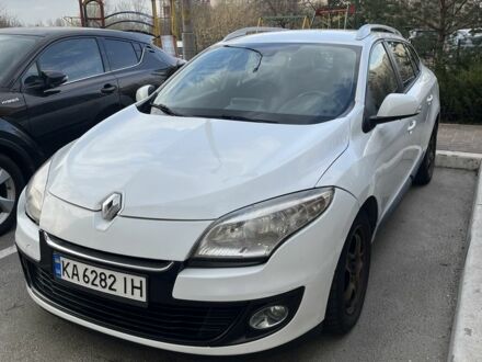 Белый Рено Меган, объемом двигателя 1.5 л и пробегом 289 тыс. км за 6700 $, фото 1 на Automoto.ua