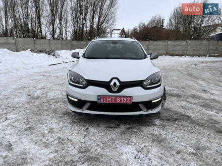 Белый Рено Меган, объемом двигателя 1.5 л и пробегом 152 тыс. км за 9000 $, фото 1 на Automoto.ua