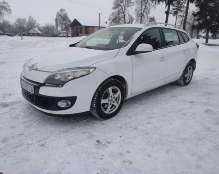 Белый Рено Меган, объемом двигателя 1.5 л и пробегом 370 тыс. км за 6700 $, фото 1 на Automoto.ua