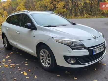 Рено Меган 2013 у Зенькове на Automoto.ua Білий Рено Меган, об'ємом двигуна 1.46 л та пробігом 240 тис. км за 8200 $, фото 1 на Automoto.ua