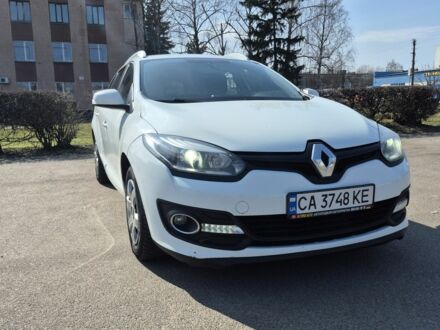 Белый Рено Меган, объемом двигателя 1.5 л и пробегом 229 тыс. км за 8100 $, фото 1 на Automoto.ua