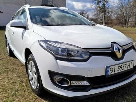 Белый Рено Меган, объемом двигателя 1.5 л и пробегом 208 тыс. км за 8900 $, фото 1 на Automoto.ua