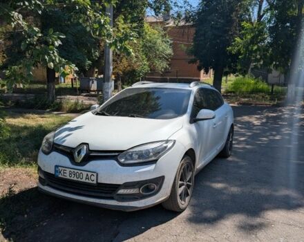 Белый Рено Меган, объемом двигателя 1.5 л и пробегом 375 тыс. км за 6990 $, фото 1 на Automoto.ua
