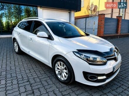 Белый Рено Меган, объемом двигателя 1.5 л и пробегом 255 тыс. км за 8900 $, фото 1 на Automoto.ua