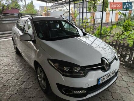 Рено Меган 2015 в Житомире на Automoto.ua Белый Рено Меган, объемом двигателя 1.5 л и пробегом 227 тыс. км за 8500 $, фото 1 на Automoto.ua