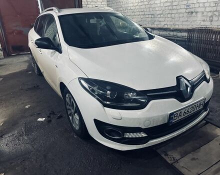 Белый Рено Меган, объемом двигателя 1.5 л и пробегом 257 тыс. км за 8300 $, фото 1 на Automoto.ua