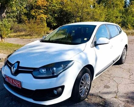 Белый Рено Меган, объемом двигателя 1.6 л и пробегом 208 тыс. км за 8900 $, фото 1 на Automoto.ua