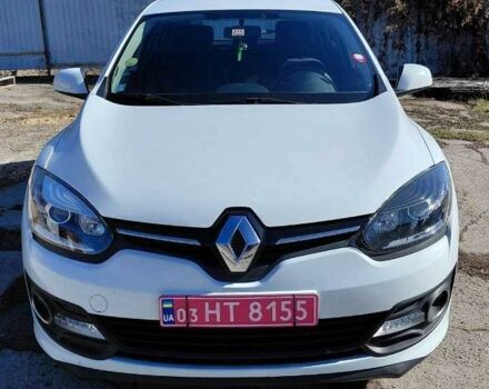 Белый Рено Меган, объемом двигателя 1.5 л и пробегом 208 тыс. км за 8800 $, фото 1 на Automoto.ua