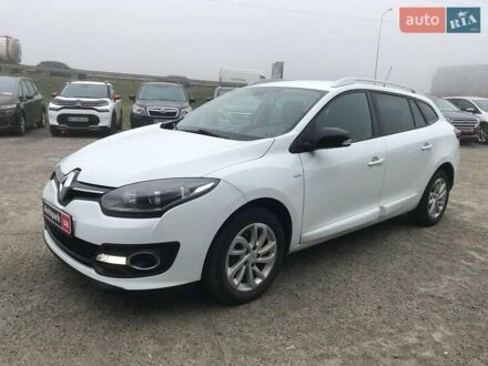 Белый Рено Меган, объемом двигателя 1.5 л и пробегом 315 тыс. км за 8790 $, фото 1 на Automoto.ua