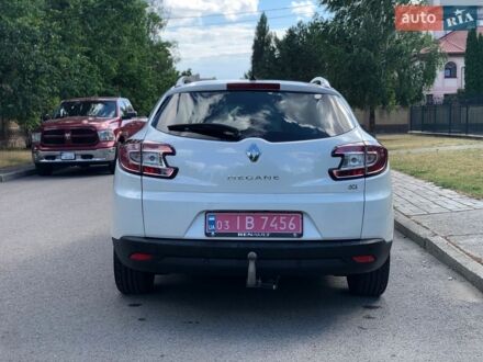 Білий Рено Меган, об'ємом двигуна 1.5 л та пробігом 217 тис. км за 10750 $, фото 1 на Automoto.ua