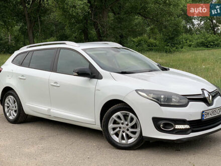 Рено Меган 2015 в Сумах на Automoto.ua Белый Рено Меган, объемом двигателя 1.5 л и пробегом 209 тыс. км за 7899 $, фото 1 на Automoto.ua
