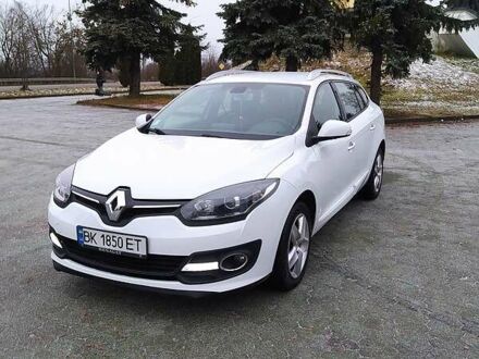 Рено Меган 2016 у Дубно на Automoto.ua Білий Рено Меган, об'ємом двигуна 1.5 л та пробігом 231 тис. км за 8750 $, фото 1 на Automoto.ua