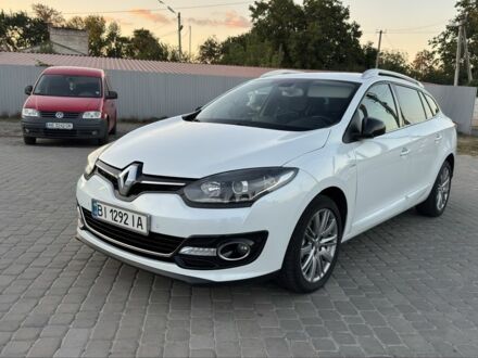 Білий Рено Меган, об'ємом двигуна 1.6 л та пробігом 265 тис. км за 9254 $, фото 1 на Automoto.ua