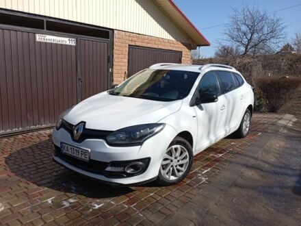 Белый Рено Меган, объемом двигателя 1.5 л и пробегом 240 тыс. км за 7799 $, фото 1 на Automoto.ua