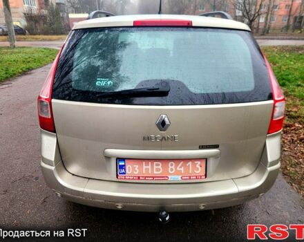 Бежевий Рено Меган, об'ємом двигуна 1.6 л та пробігом 220 тис. км за 5300 $, фото 4 на Automoto.ua