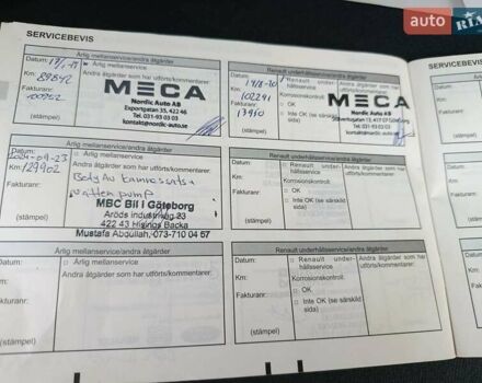 Бежевый Рено Меган, объемом двигателя 1.6 л и пробегом 137 тыс. км за 7770 $, фото 69 на Automoto.ua