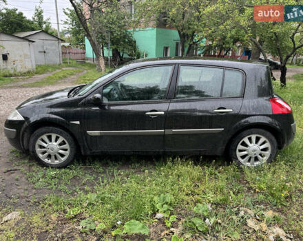 Черный Рено Меган, объемом двигателя 1.6 л и пробегом 229 тыс. км за 4000 $, фото 11 на Automoto.ua