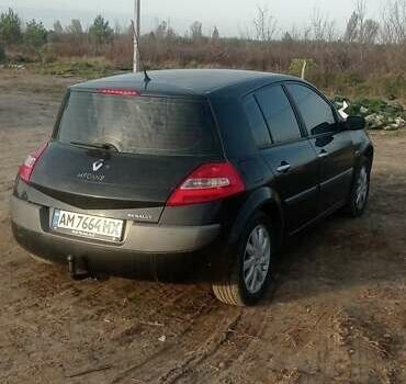 Черный Рено Меган, объемом двигателя 1.6 л и пробегом 229 тыс. км за 3300 $, фото 1 на Automoto.ua