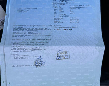 Рено Меган 2009 в Виннице на Automoto.ua Черный Рено Меган, объемом двигателя 1.6 л и пробегом 216 тыс. км за 7200 $, фото 21 на Automoto.ua