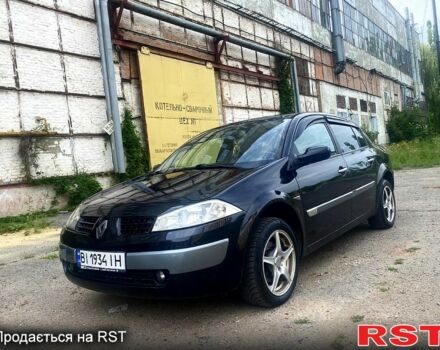 Рено Меган 2004 в Полтаве на Automoto.ua Черный Рено Меган, объемом двигателя 2 л и пробегом 321 тыс. км за 3750 $, фото 2 на Automoto.ua