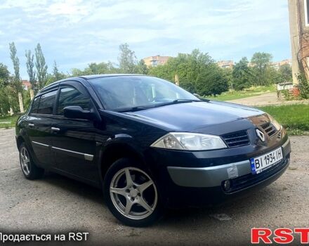 Рено Меган 2004 в Полтаве на Automoto.ua Черный Рено Меган, объемом двигателя 2 л и пробегом 321 тыс. км за 3750 $, фото 1 на Automoto.ua