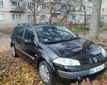 Черный Рено Меган, объемом двигателя 1.6 л и пробегом 283 тыс. км за 4700 $, фото 4 на Automoto.ua