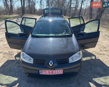 Черный Рено Меган, объемом двигателя 1.6 л и пробегом 168 тыс. км за 4950 $, фото 68 на Automoto.ua