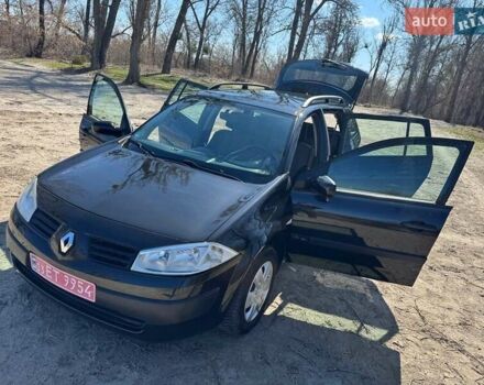 Черный Рено Меган, объемом двигателя 1.6 л и пробегом 168 тыс. км за 4950 $, фото 75 на Automoto.ua