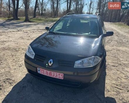 Черный Рено Меган, объемом двигателя 1.6 л и пробегом 168 тыс. км за 4950 $, фото 2 на Automoto.ua