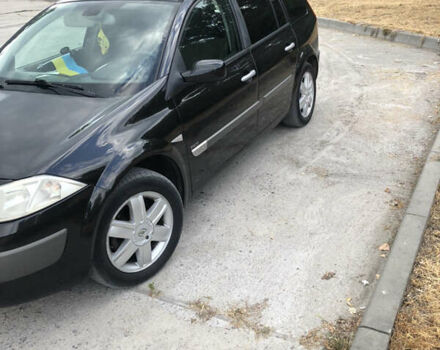 Черный Рено Меган, объемом двигателя 2 л и пробегом 257 тыс. км за 5100 $, фото 1 на Automoto.ua