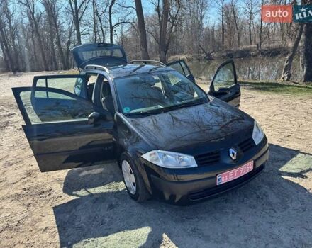 Черный Рено Меган, объемом двигателя 1.6 л и пробегом 168 тыс. км за 4950 $, фото 93 на Automoto.ua