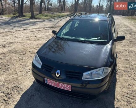 Черный Рено Меган, объемом двигателя 1.6 л и пробегом 168 тыс. км за 4950 $, фото 1 на Automoto.ua