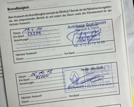 Черный Рено Меган, объемом двигателя 1.6 л и пробегом 204 тыс. км за 5199 $, фото 11 на Automoto.ua