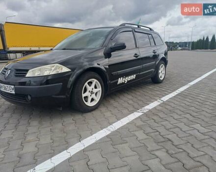 Черный Рено Меган, объемом двигателя 1.6 л и пробегом 176 тыс. км за 4500 $, фото 11 на Automoto.ua