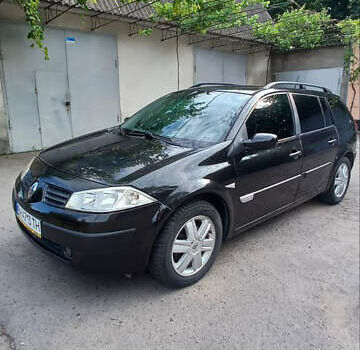 Черный Рено Меган, объемом двигателя 1.6 л и пробегом 215 тыс. км за 5000 $, фото 2 на Automoto.ua