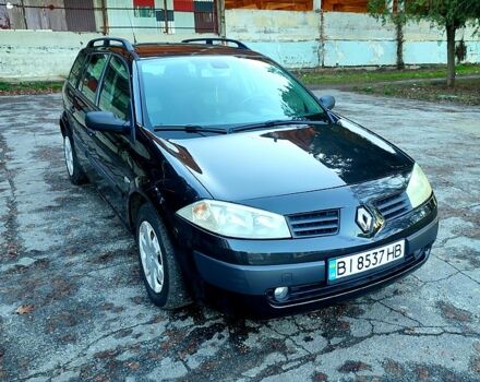Черный Рено Меган, объемом двигателя 1.4 л и пробегом 216 тыс. км за 5000 $, фото 1 на Automoto.ua