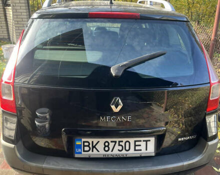 Черный Рено Меган, объемом двигателя 1.6 л и пробегом 264 тыс. км за 3700 $, фото 2 на Automoto.ua