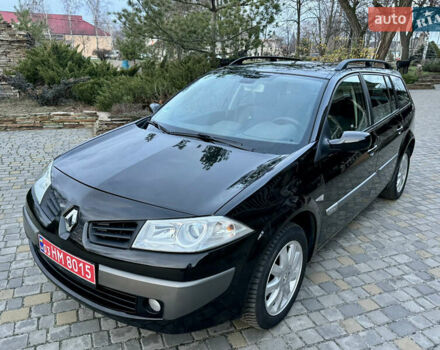 Черный Рено Меган, объемом двигателя 1.6 л и пробегом 68 тыс. км за 6899 $, фото 3 на Automoto.ua