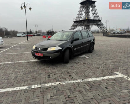 Черный Рено Меган, объемом двигателя 1.6 л и пробегом 160 тыс. км за 5850 $, фото 12 на Automoto.ua
