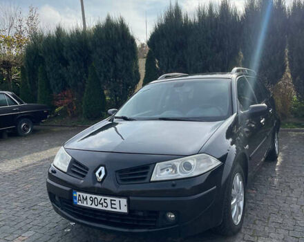 Черный Рено Меган, объемом двигателя 1.6 л и пробегом 235 тыс. км за 4200 $, фото 1 на Automoto.ua