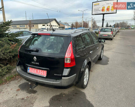 Черный Рено Меган, объемом двигателя 1.6 л и пробегом 167 тыс. км за 4650 $, фото 3 на Automoto.ua