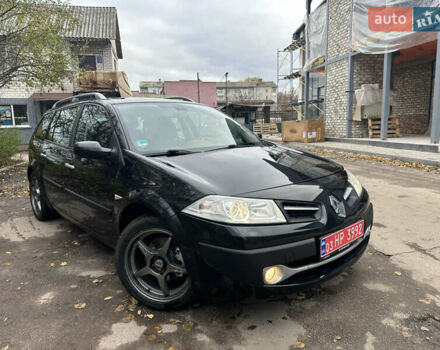 Черный Рено Меган, объемом двигателя 1.6 л и пробегом 212 тыс. км за 6600 $, фото 1 на Automoto.ua