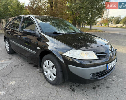 Черный Рено Меган, объемом двигателя 1.6 л и пробегом 210 тыс. км за 5950 $, фото 2 на Automoto.ua