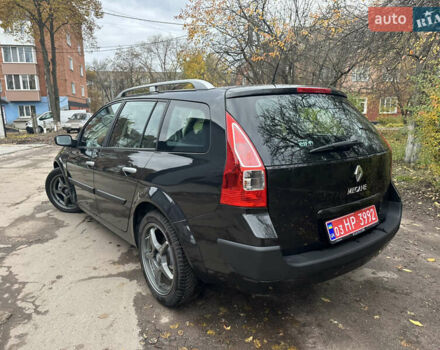 Черный Рено Меган, объемом двигателя 1.6 л и пробегом 212 тыс. км за 6600 $, фото 14 на Automoto.ua