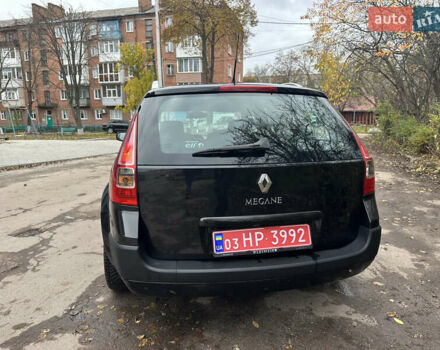 Черный Рено Меган, объемом двигателя 1.6 л и пробегом 212 тыс. км за 6600 $, фото 12 на Automoto.ua
