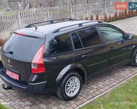 Черный Рено Меган, объемом двигателя 1.6 л и пробегом 219 тыс. км за 4650 $, фото 13 на Automoto.ua