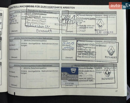 Чорний Рено Меган, об'ємом двигуна 1.6 л та пробігом 172 тис. км за 6900 $, фото 115 на Automoto.ua