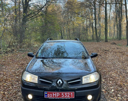 Черный Рено Меган, объемом двигателя 1.6 л и пробегом 219 тыс. км за 4599 $, фото 1 на Automoto.ua